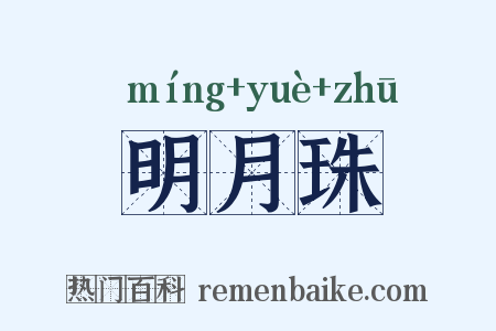 明月珠是什么意思的图片